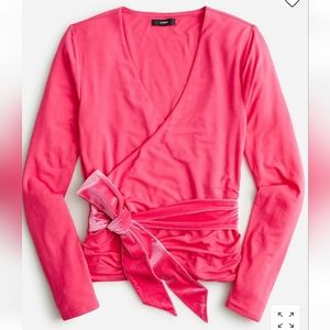 J. CREW faux wrap top